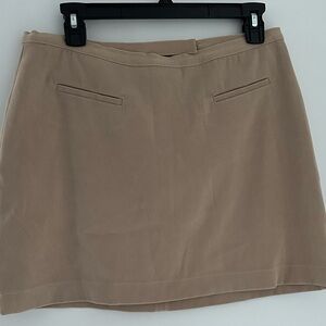 Classic Tan Women's Skirt ( suede touch)